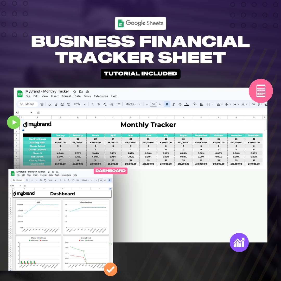 Business Financial Tracker - Google Sheet