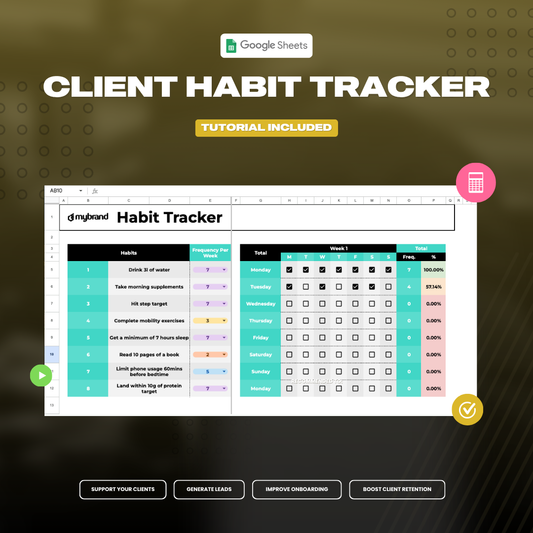 Client Habit Tracker - Google Sheet