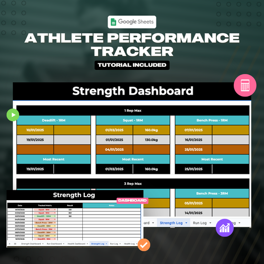 Athlete Performance Tracker – Google Sheet