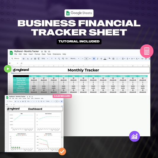 Business Financial Tracker  - Google Sheet