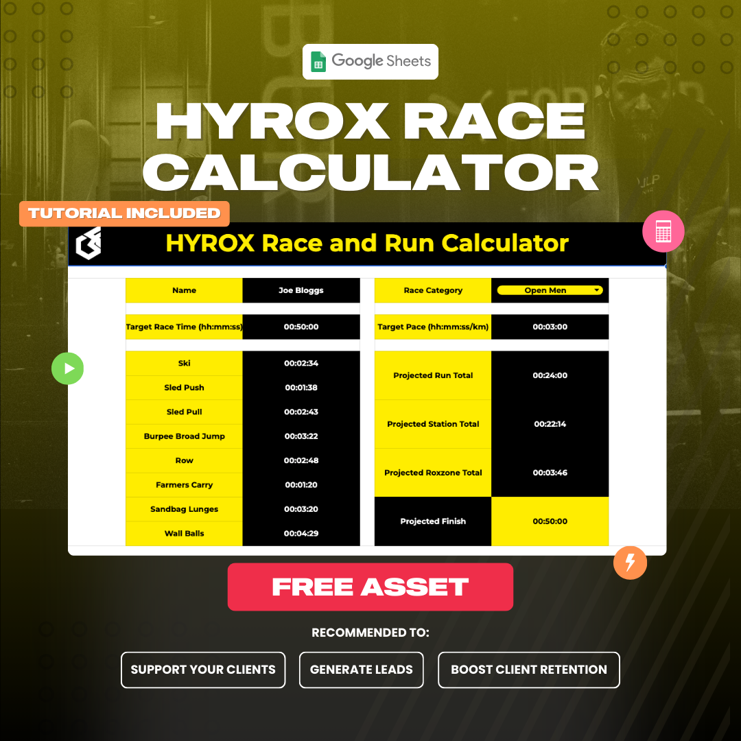 Hyrox Race Calculator